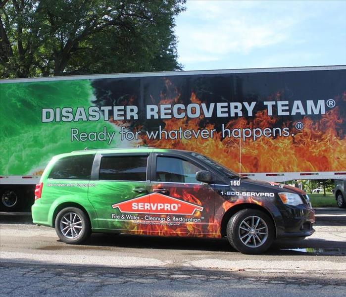 SERVPRO® Team Miller response vehicles
